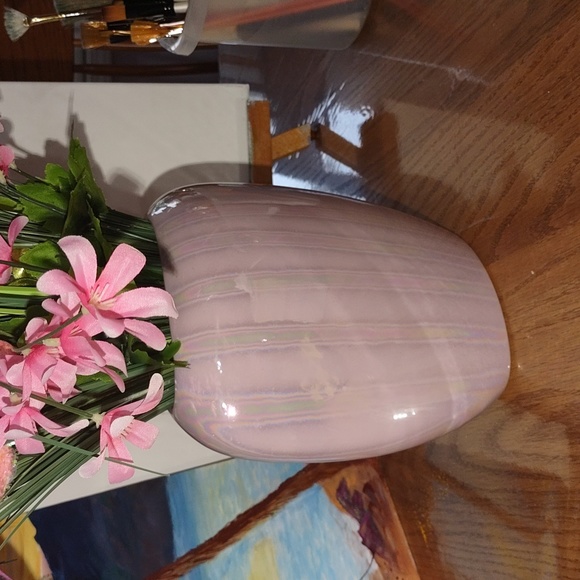 Pretty vintage Van teal vase - Picture 3 of 5